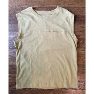*NWT* Zara Yellow Sleeveless Shirt Size 6-7